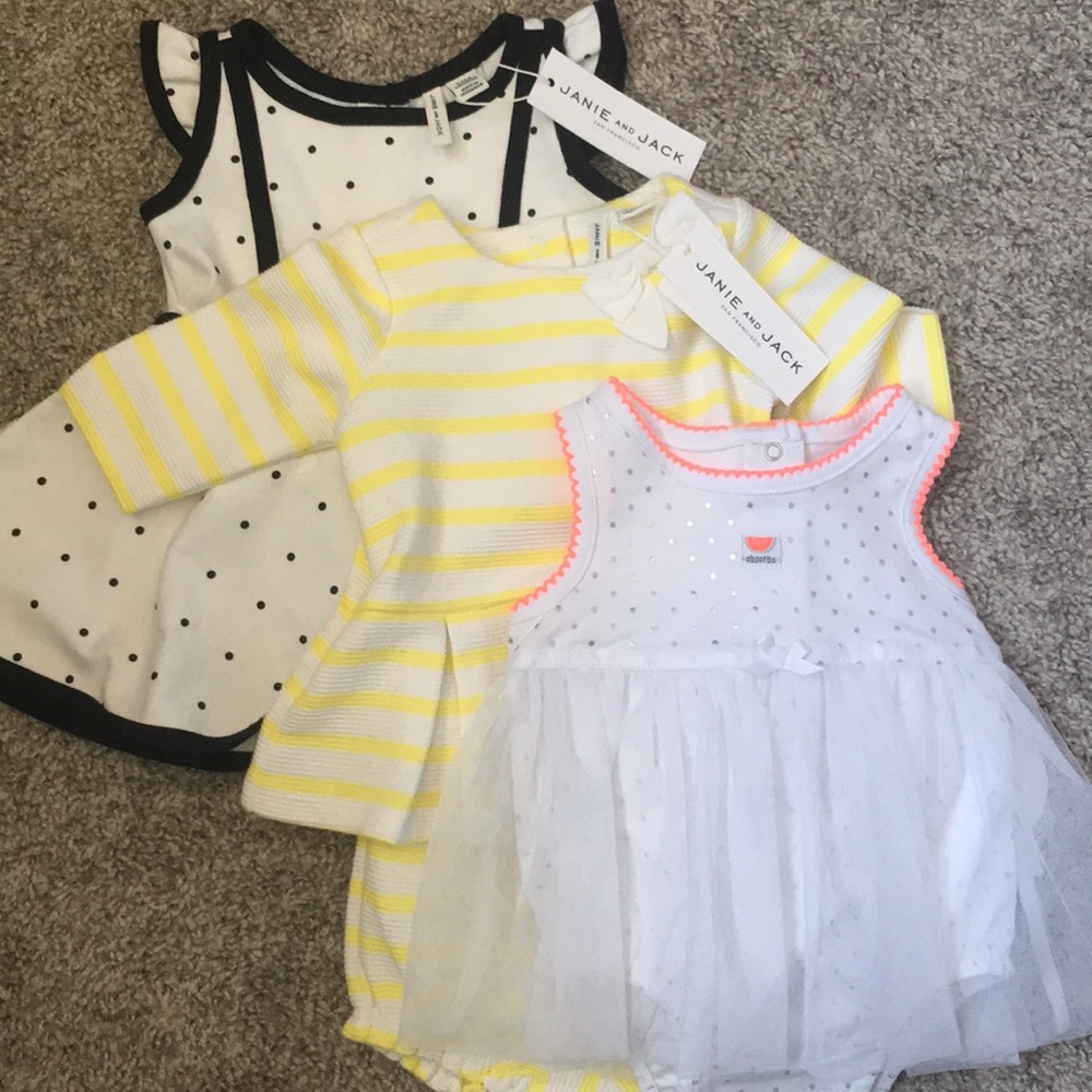 NWT Lot of Baby Girl Dresses
